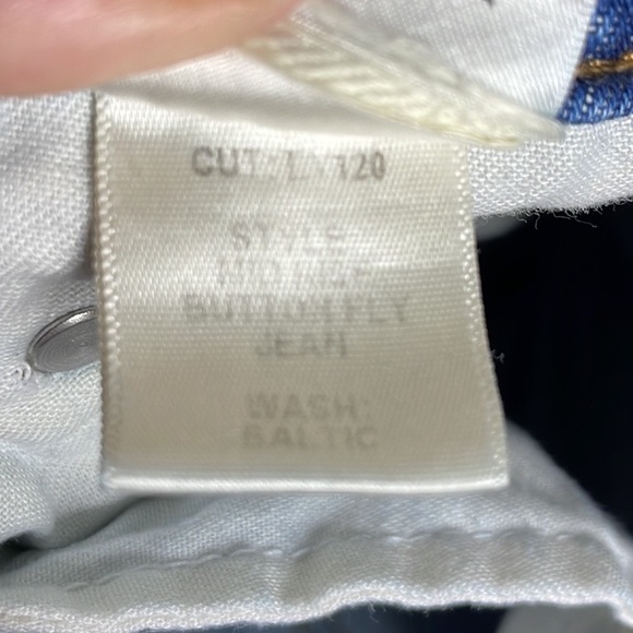 REFORMATION WINONA MID RISE BUTTON FLY STRAIGHT LEG ANKLE JEAN BALTIC WASH SZ 23 - Picture 10 of 10